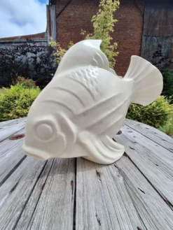 Poisson en céramique Art déco signé Lejan