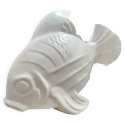 Poisson en céramique Art déco signé Lejan