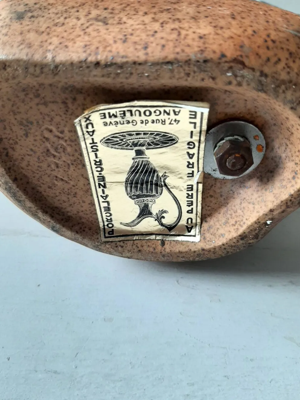 Poisson en céramique vintage