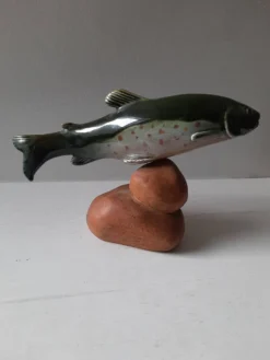 Poisson en céramique vintage