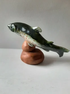 Poisson en céramique vintage