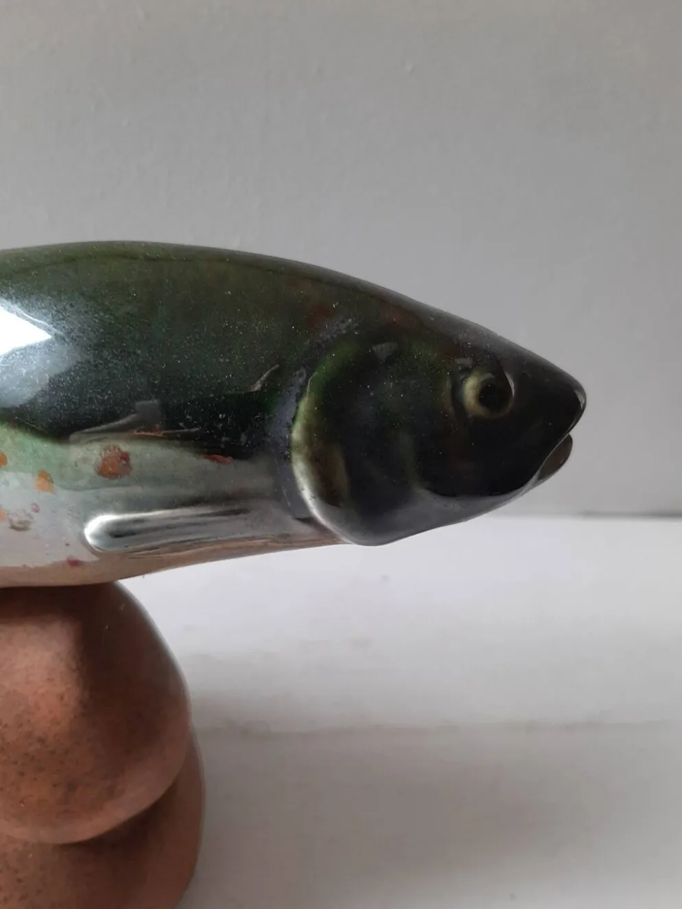 Poisson en céramique vintage