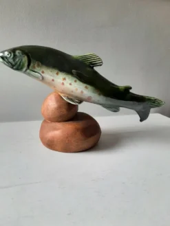 Poisson en céramique vintage