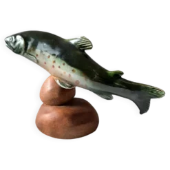 Poisson en céramique vintage