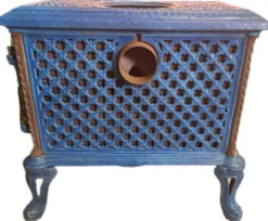 Poêle ancien décoratif Godin Chauffette n°299, 57x33x51cm