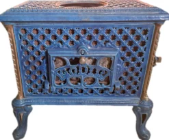 Poêle ancien décoratif Godin Chauffette n°299, 57x33x51cm