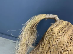 Poney/cheval en paille espagnole vintage à taille réelle, années 1960.
