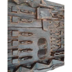 Porte africaine bois Senoufo Côte d'Ivoire