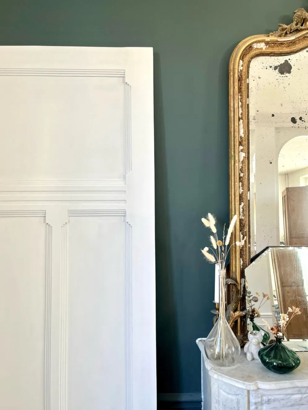 Porte ancienne art déco