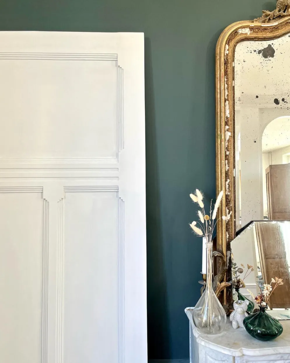 Porte ancienne art déco