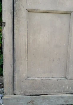 Porte ancienne vitrée 211,5x105,5cm et son cadre porte d'entrée