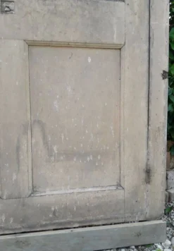 Porte ancienne vitrée 211,5x105,5cm et son cadre porte d'entrée
