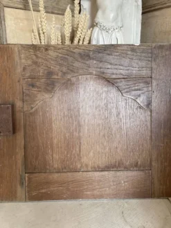 Porte boiserie patine gris