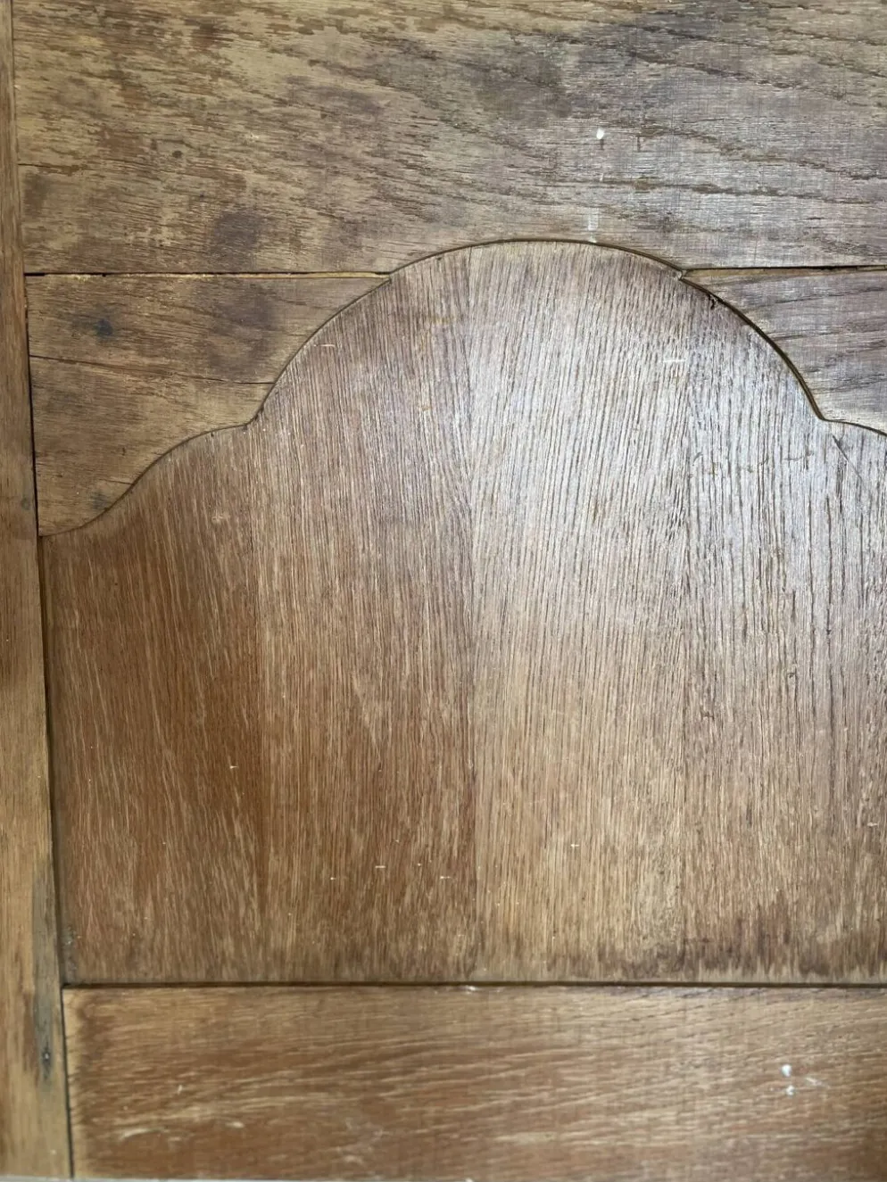 Porte boiserie patine gris