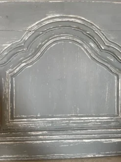 Porte boiserie patine gris