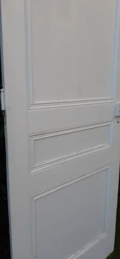 Porte de communication h216,5x87cm ancienne panneautée, moulurée