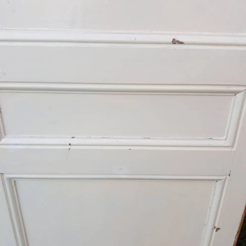 Porte de communication H220xL80,5cm ancienne panneautée moulurée