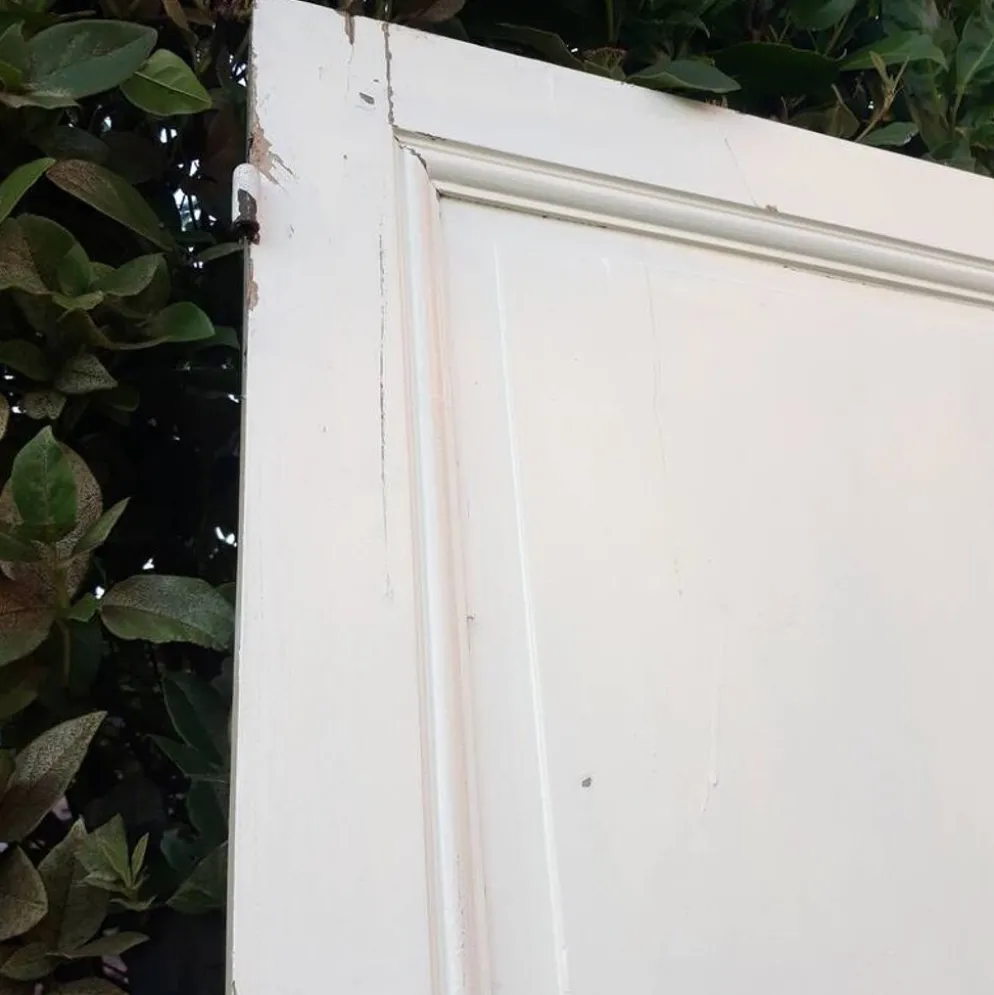 Porte de communication H220xL80,5cm ancienne panneautée moulurée