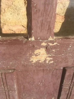 Porte d'entrée en chêne