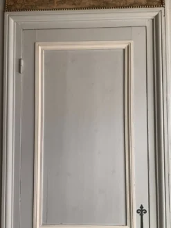 Porte de passage double face en sapin patiné XX siècle
