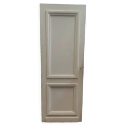 Porte de passage en double faces a deux panneaux moulurés XX siècle