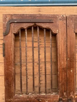 Porte de patio en teck birman