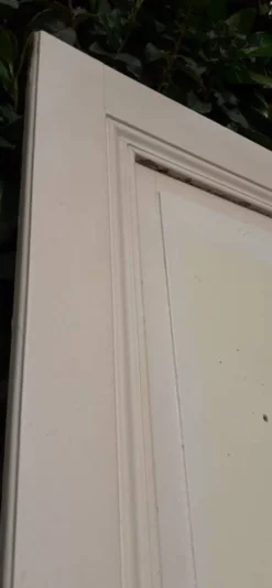 Porte de placard h221xl89,5cm ancienne panneautée, moulurée