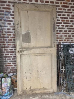 Porte de séparation double face XIXÈME en chêne massif