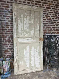 Porte de séparation double face XIXÈME en chêne massif