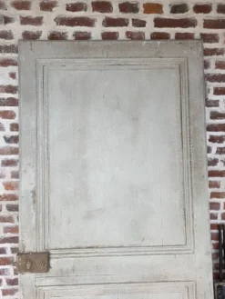 Porte de séparation XIXe double face en chêne