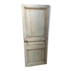 Porte en pin décapée