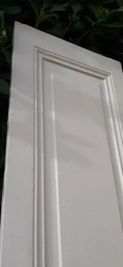 Porte h220x42cm étroite de placard ancienne panneautée moulurée