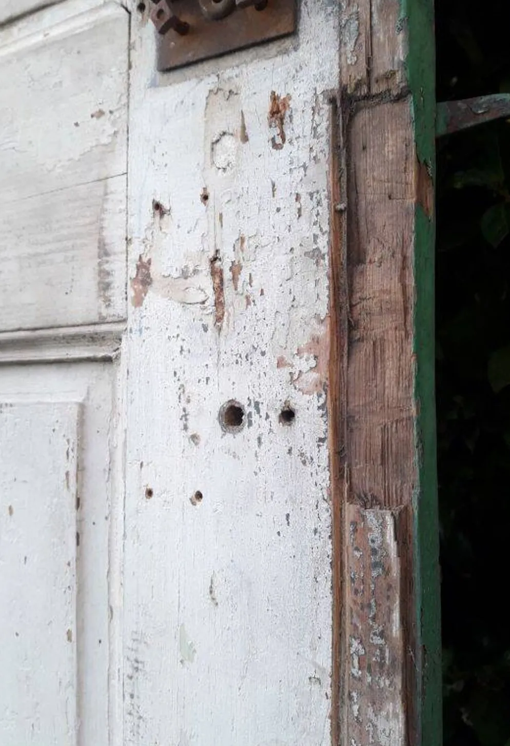 Porte H186,5xL75cm moulurée XVIII°intérieure