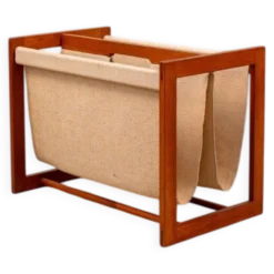 Porte-Journaux Vintage en Teck par Aksel Kjersgaard, 1960s