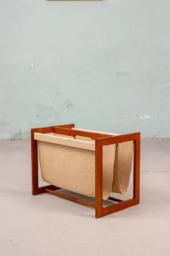 Porte-Journaux Vintage en Teck par Aksel Kjersgaard, 1960s