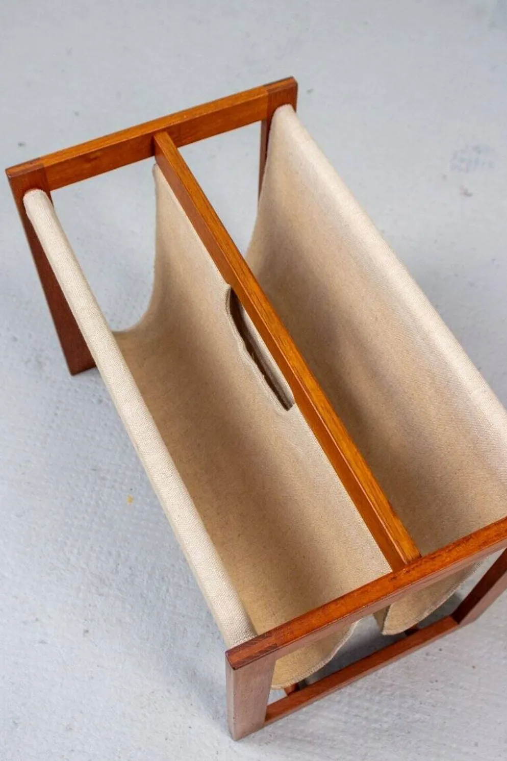Porte-Journaux Vintage en Teck par Aksel Kjersgaard, 1960s