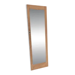 Porte miroir Art Déco vintage Izïa bois massif chêne