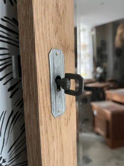 Porte miroir Art Déco vintage Izïa bois massif chêne
