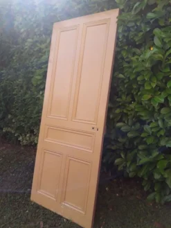 Porte palière 210,3x85,6cm ancienne moulurée