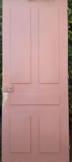 Porte palière 210,3x85,6cm ancienne moulurée