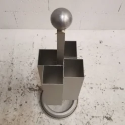 Porteparapluie Aluminium design 1970 vintage