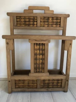 Porte parapluie ancien en bois