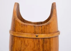 Porte-parapluie courbé en bois, années 1960, France