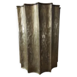 Porte-parapluie Egidio Casagrande en laiton martelé, Italie, circa 1960