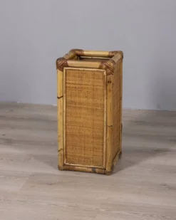Porte-parapluie en bambou au design italien vintage des années 1960
