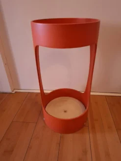 Porte parapluie en bois vintage 70'S