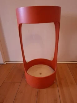 Porte parapluie en bois vintage 70'S