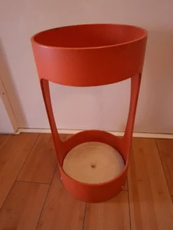 Porte parapluie en bois vintage 70'S