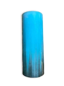 Porte-parapluie en céramique bleue signé clément massier 1900-1920