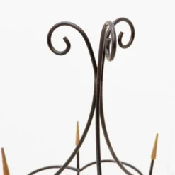 Porte-parapluie en fer forgé mid-century - années 1960